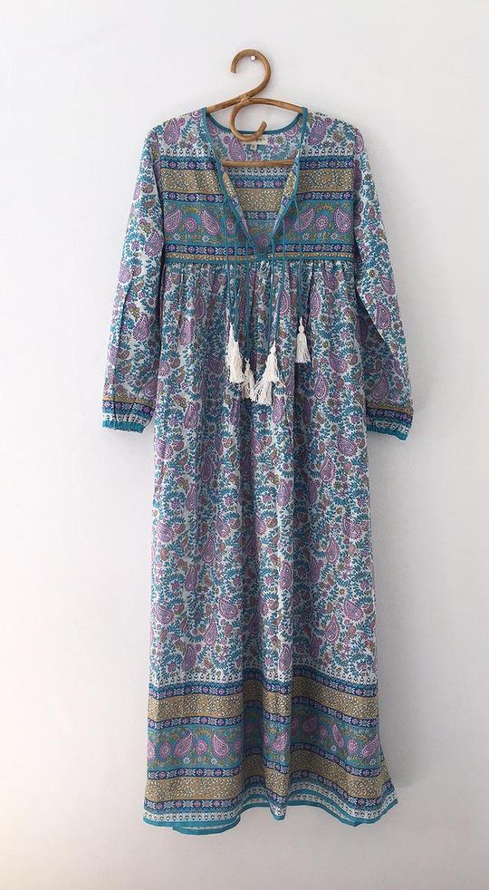 Block Print Dress - Beautiful Block 