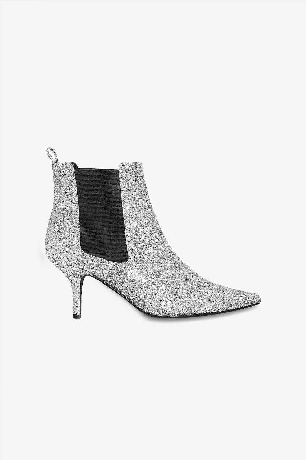 anine bing silver boots